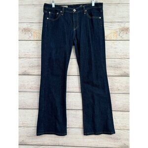 AG Adriano Goldschmied Angel Boot Cut Jeans Women's 31 Blue Dark Wash‎ Denim